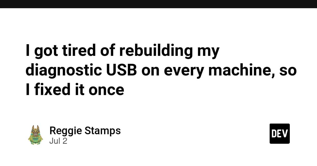 Build a Diagnostic USB That Installs Nothing