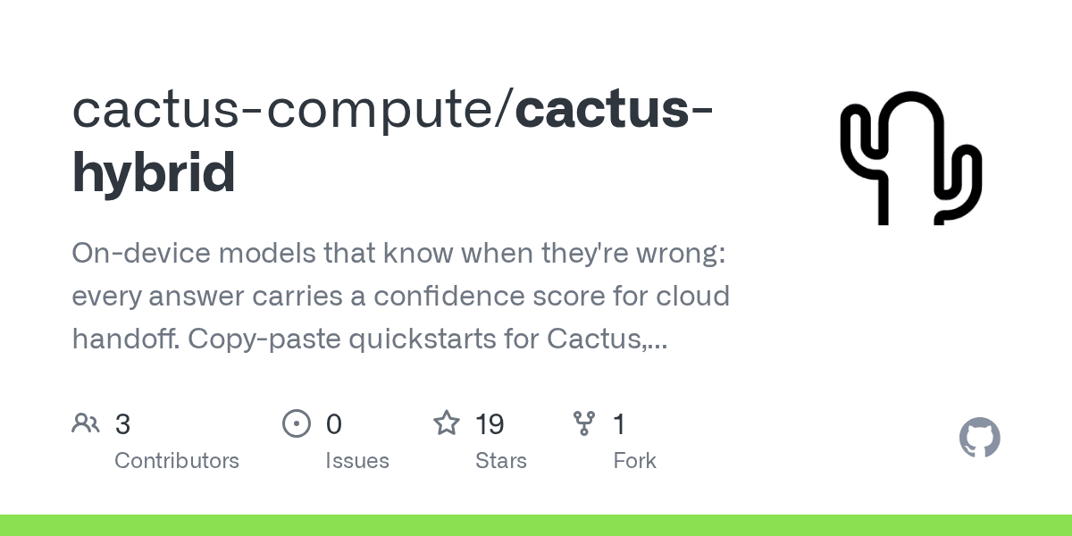 Cactus Hybrid: Mô hình trên thiết bị biết khi nào chúng sai