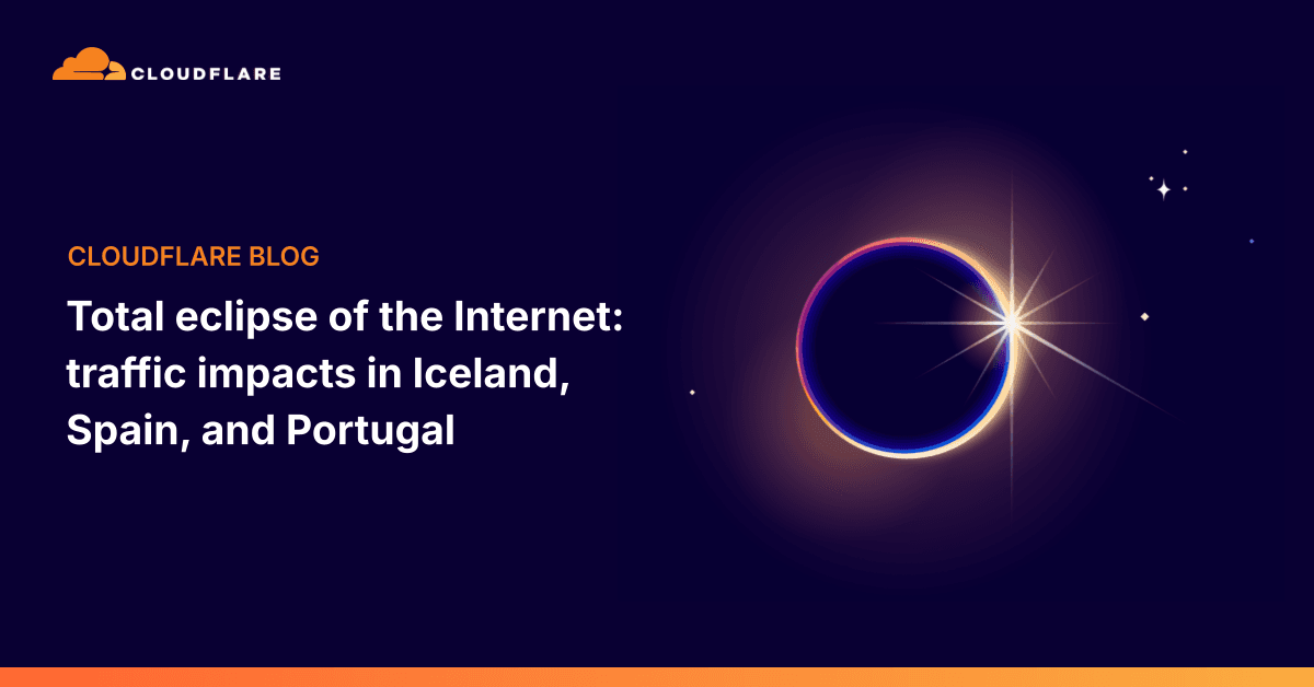 Solar Eclipse 2025: Cloudflare Radar Shows Traffic Drops Track the Path of Totality