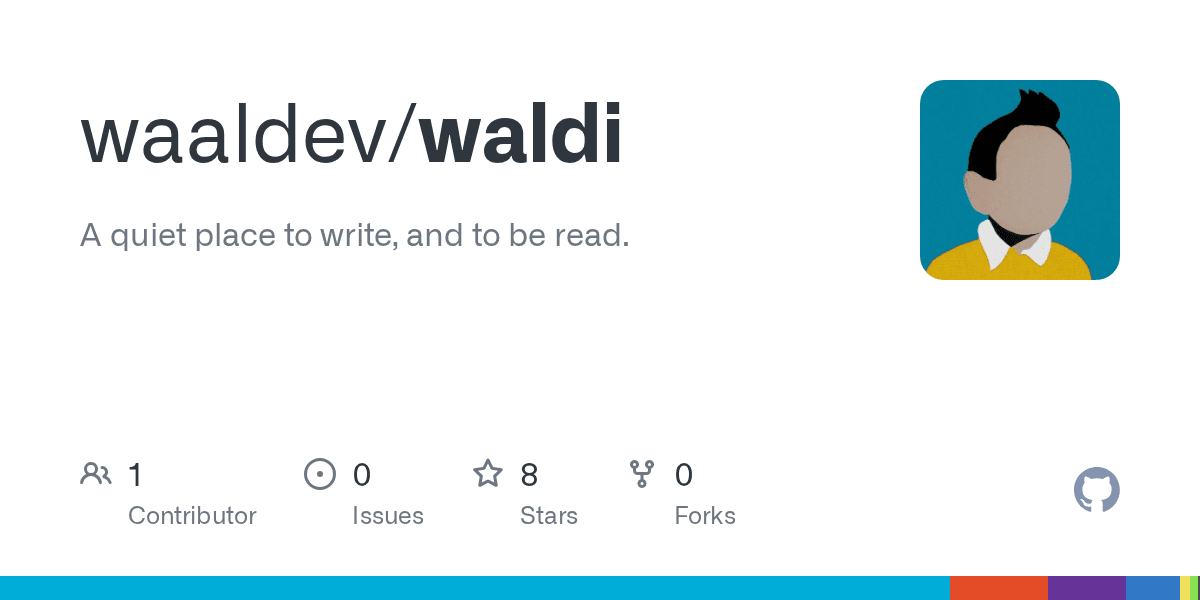 Waldi: A Go-Powered Blogging Platform That Rejects Engagement Metrics