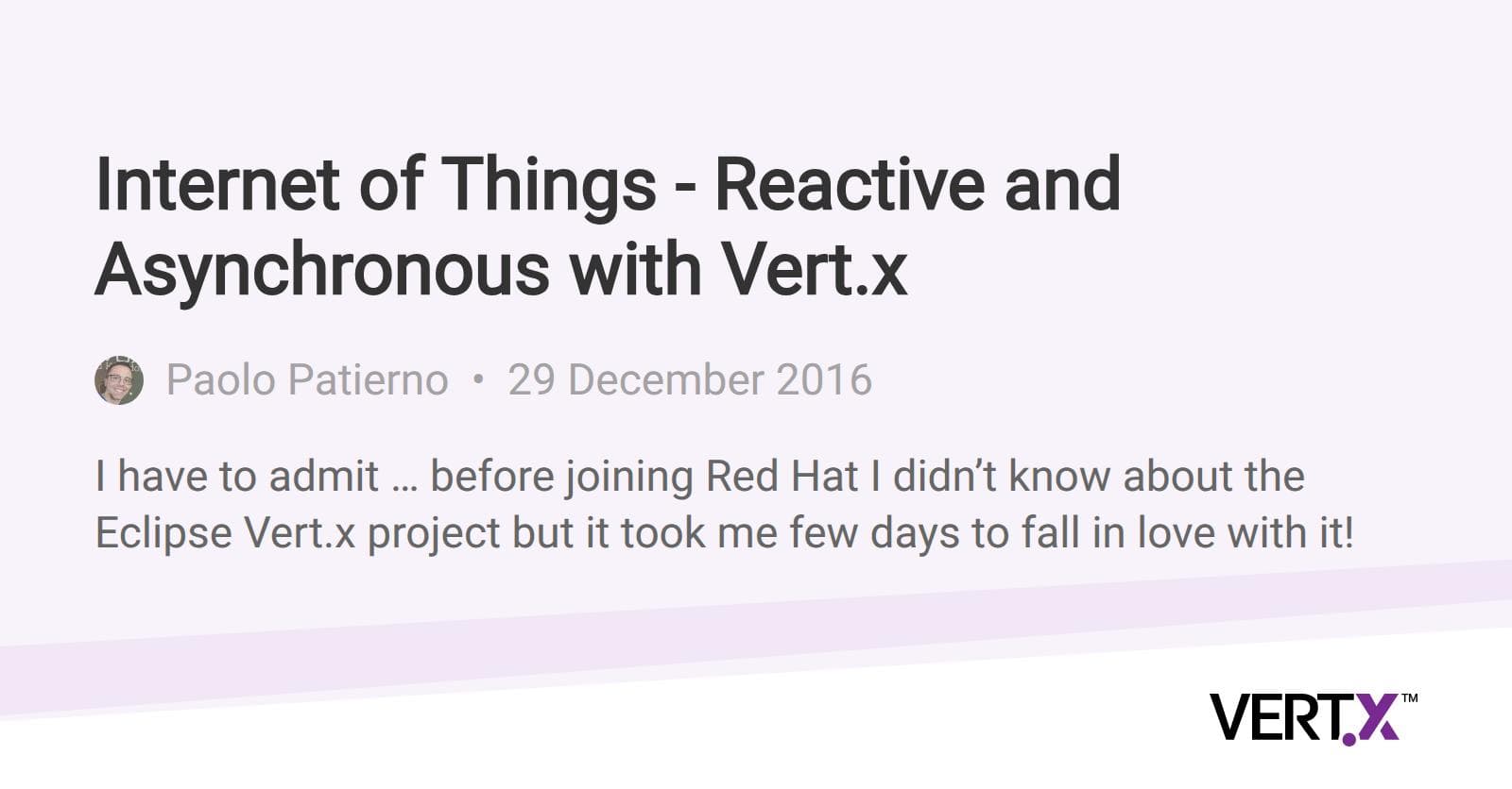 Vert.x for IoT: Reactive, Async, and JVM-Native
