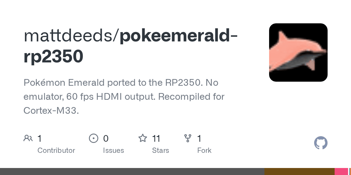 Pokémon Emerald chạy gốc trên vi điều khiển RP2350 giá 6 đô — không cần giả lập
