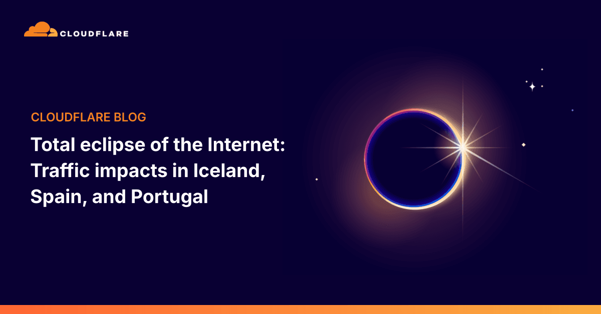 2026年の日食:Cloudflare Radarが示す、太陽の遮蔽とインターネットトラフィック低下の相関