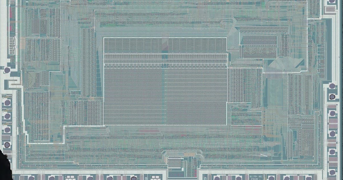 NEC V20 Microcode Extracted from Die Photos with a CNN